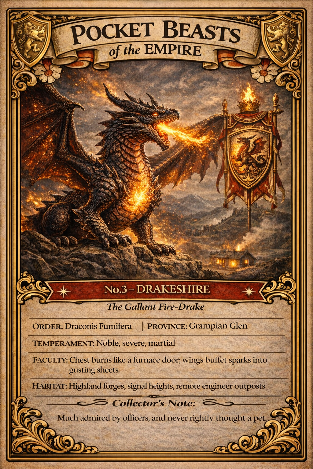 No. 3 — Drakeshire, The Gallant Fire-Drake